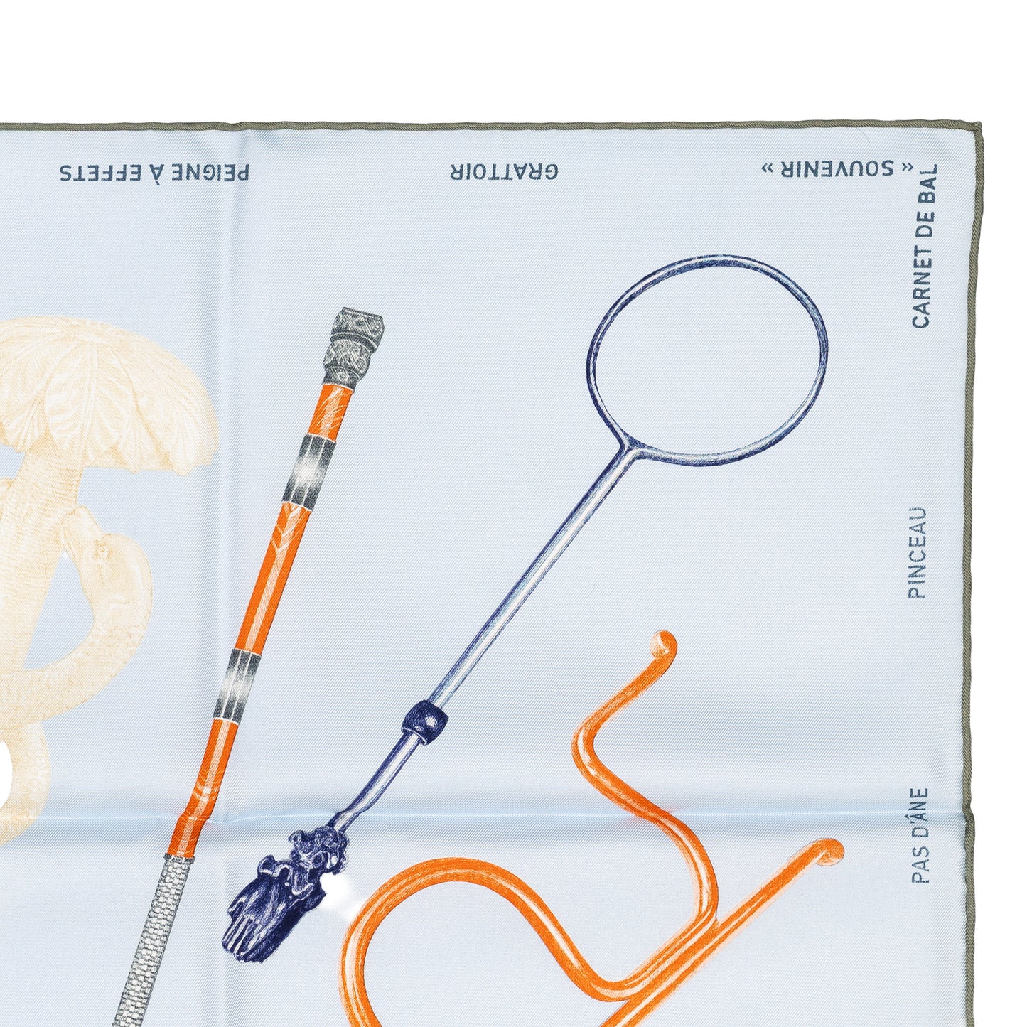 Hermes Silk Scarf Nous Sommes Inseparables - Bleu Ciel Marine - NWSTS - 2604131722