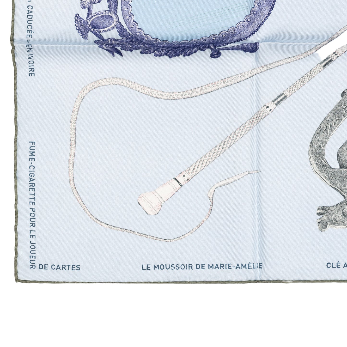 Hermes Silk Scarf Nous Sommes Inseparables - Bleu Ciel Marine - NWSTS - 2604131722