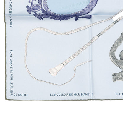 Hermes Silk Scarf Nous Sommes Inseparables - Bleu Ciel Marine - NWSTS - 2604131722