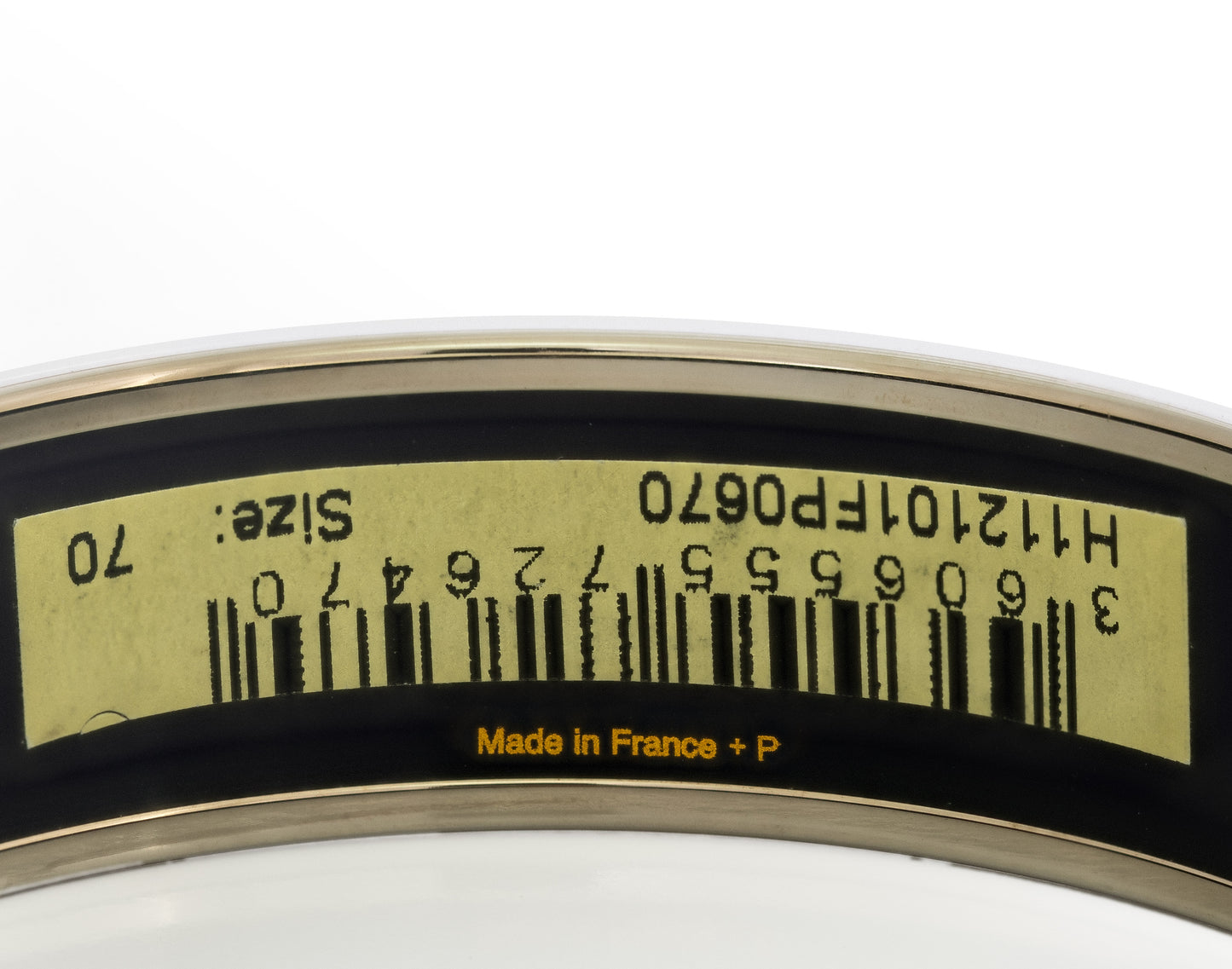 Hermes Bracelet Optique Chaîne d’Ancre - Rose Pâle Bleu-Gris Étoupe - ESP - 70-19mm New