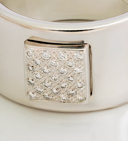 Hermès Paname GM Rigide Ring – 18K White Gold – Diamonds (5 stones / 0.66 ct) - 2512251102