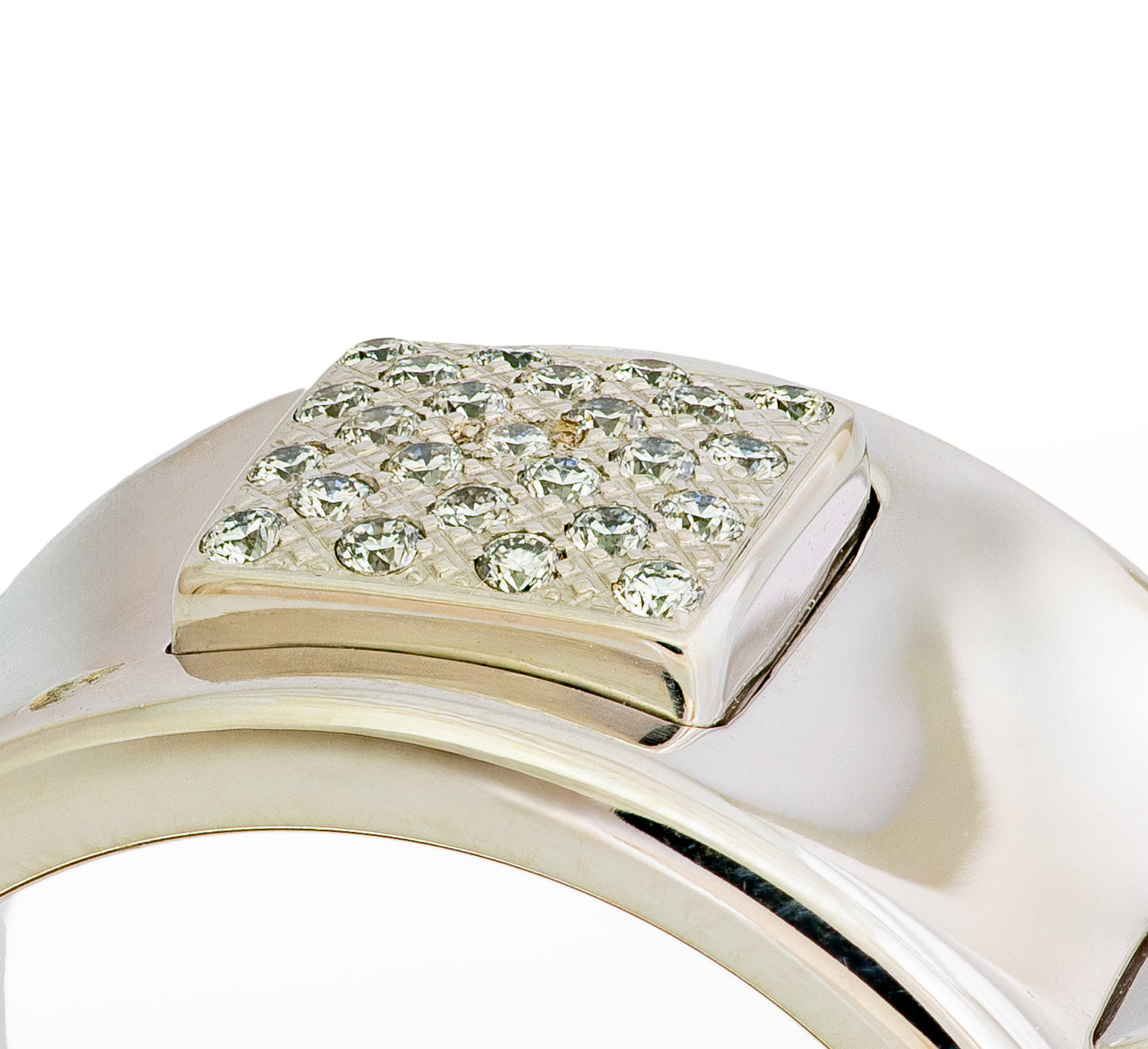 Hermès Paname GM Rigide Ring – 18K White Gold – Diamonds (5 stones / 0.66 ct) - 2512251102