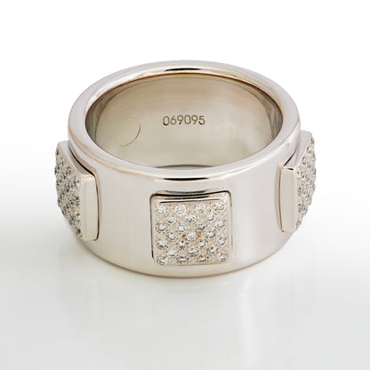 Hermès Paname GM Rigide Ring – 18K White Gold – Diamonds (5 stones / 0.66 ct) - 2512251102