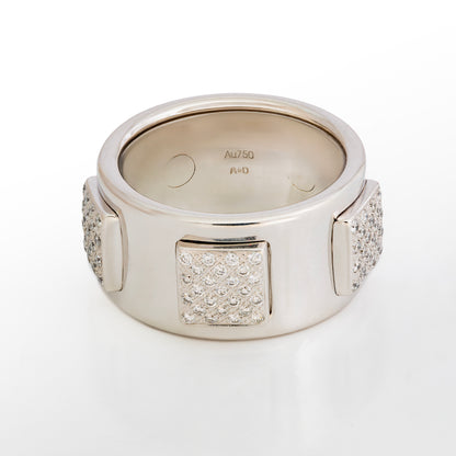 Hermès Paname GM Rigide Ring – 18K White Gold – Diamonds (5 stones / 0.66 ct) - 2512251102