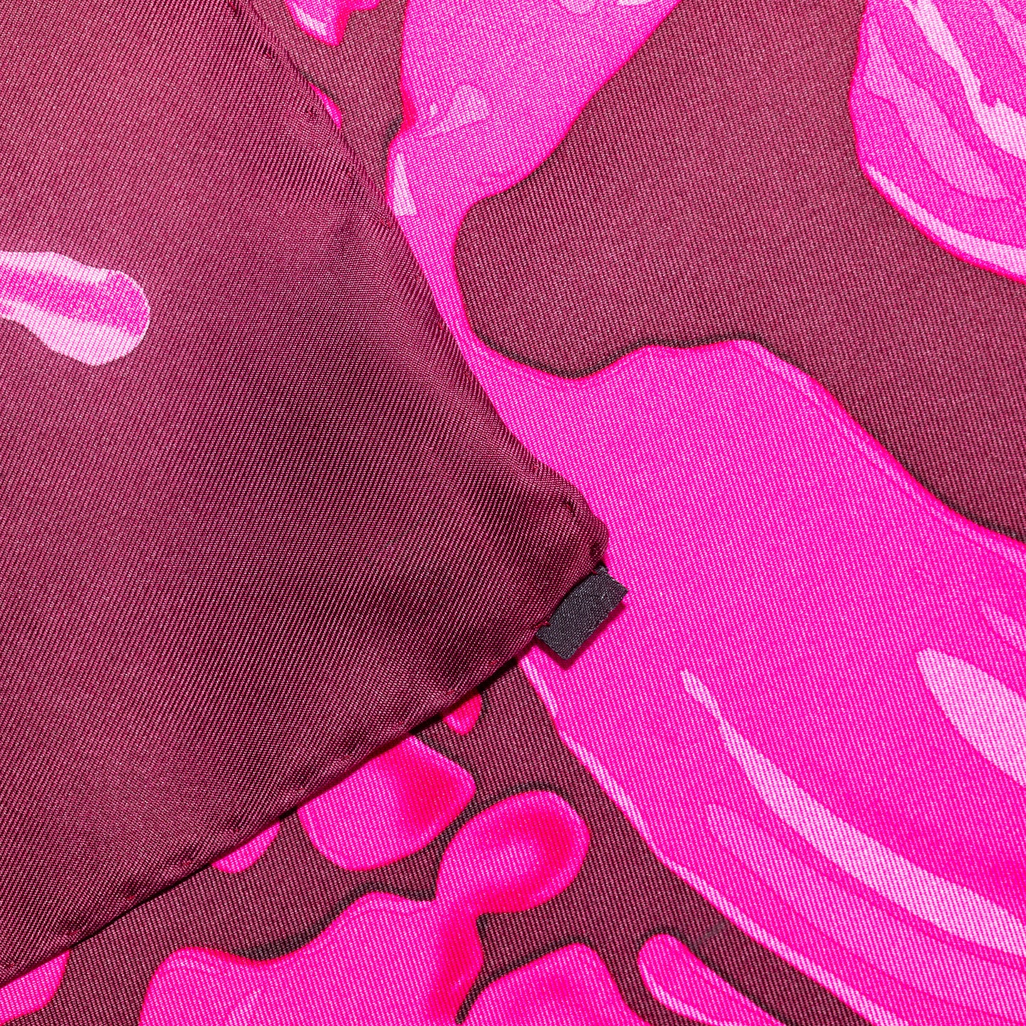 Hermes Scarf 90 Peinture Fraiche - Pink Aubergine - MWCT - 2601231331