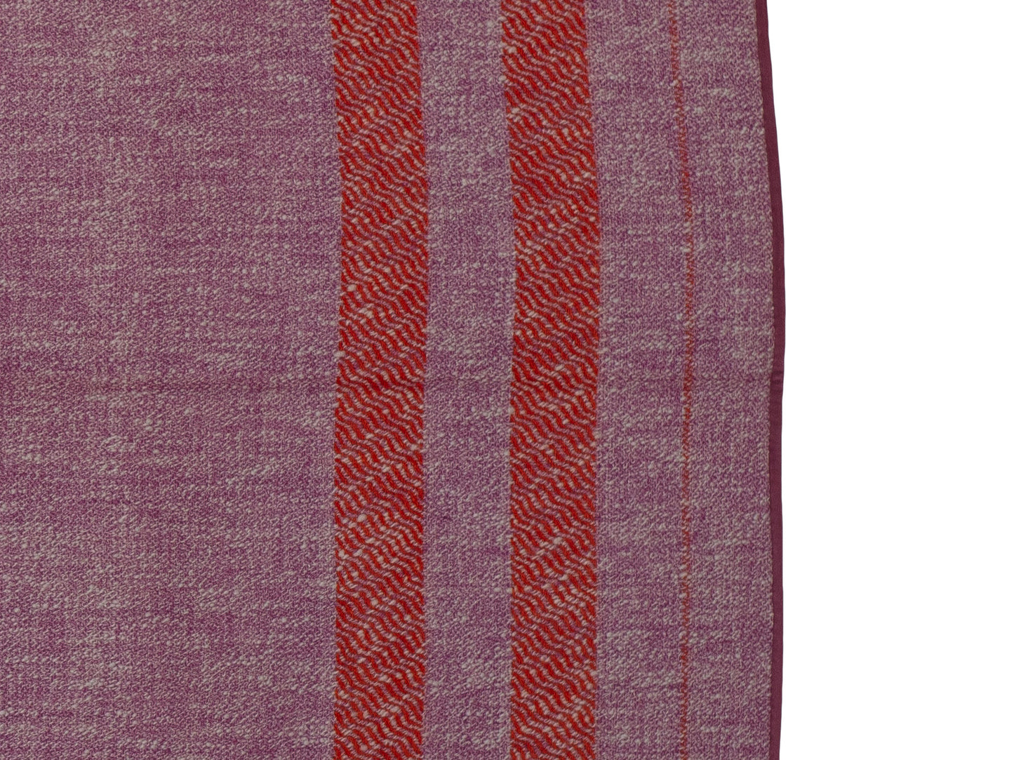 Hermes Plaid Coquillages 100% - 65x63inch Cashmere Potiron Pink NWOCTS 2403261718