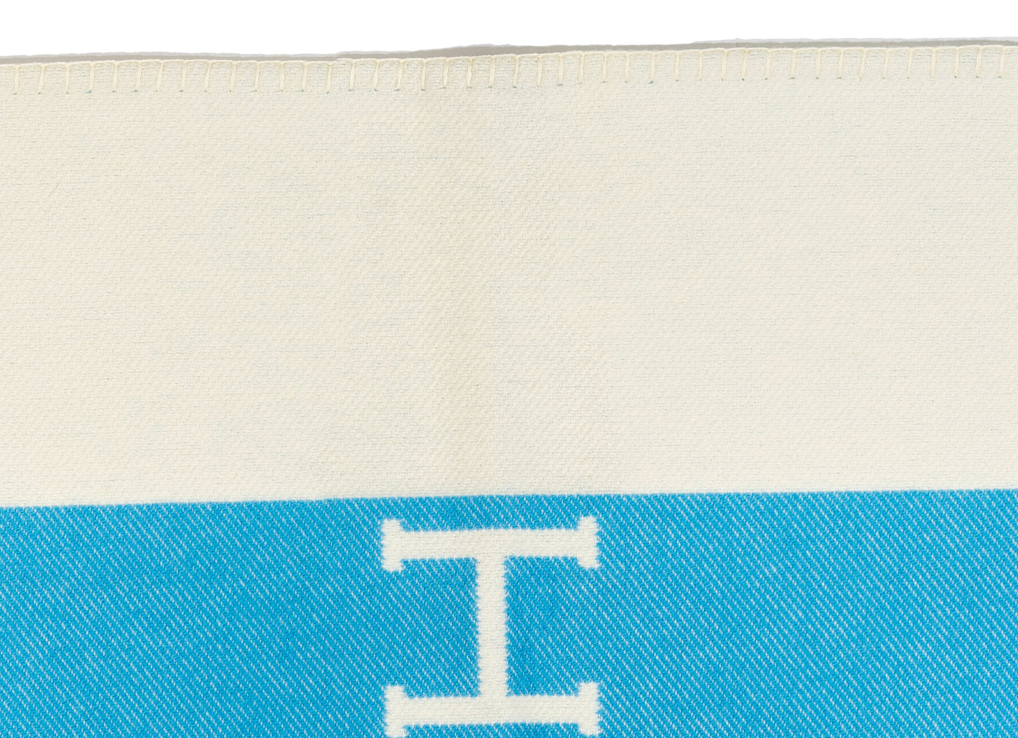 Hermes Plaid Avalon Baby Blanket – 135x95cm - Genévrier Blanc – New – 2510281928