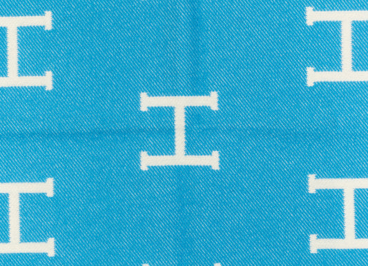 Hermes Plaid Avalon Baby Blanket – 135x95cm - Genévrier Blanc – New – 2510281928