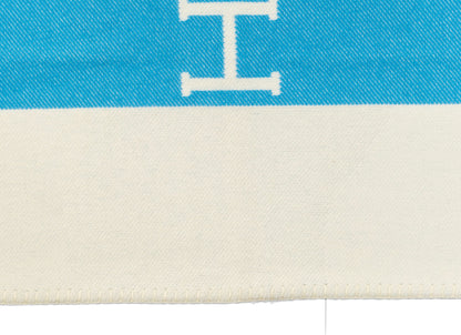 Hermes Plaid Avalon Baby Blanket – 135x95cm - Genévrier Blanc – New – 2510281928