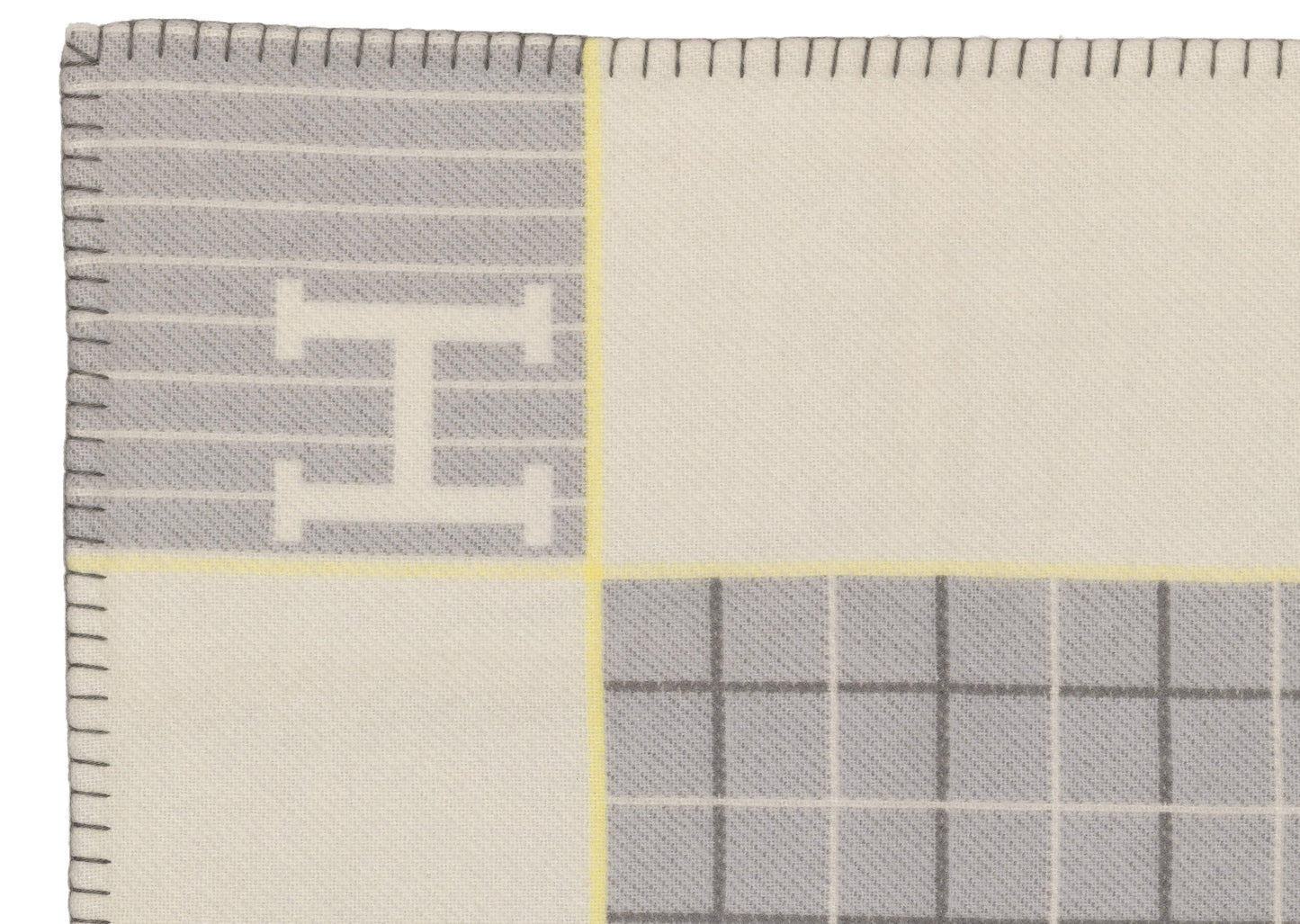 Hermes Plaid Avalon Cabriole Baby Blanket – 135x95cm - Gris Perle – New - 2606131752