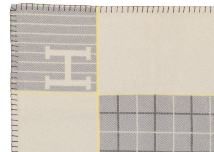 Hermes Plaid Avalon Cabriole Baby Blanket – 135x95cm - Gris Perle – New - 2606131752