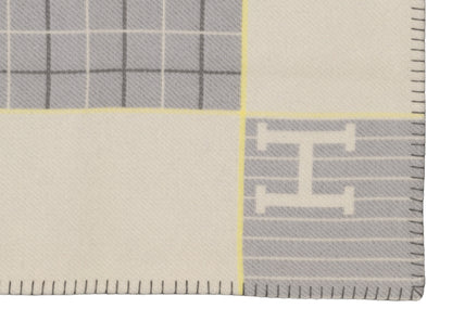 Hermes Plaid Avalon Cabriole Baby Blanket – 135x95cm - Gris Perle – New - 2606131752