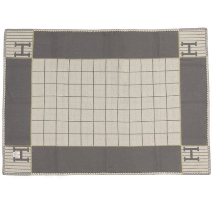 Hermes Plaid Avalon Cabriole Baby Blanket – 135x95cm - Gris Perle – New - 2606131752
