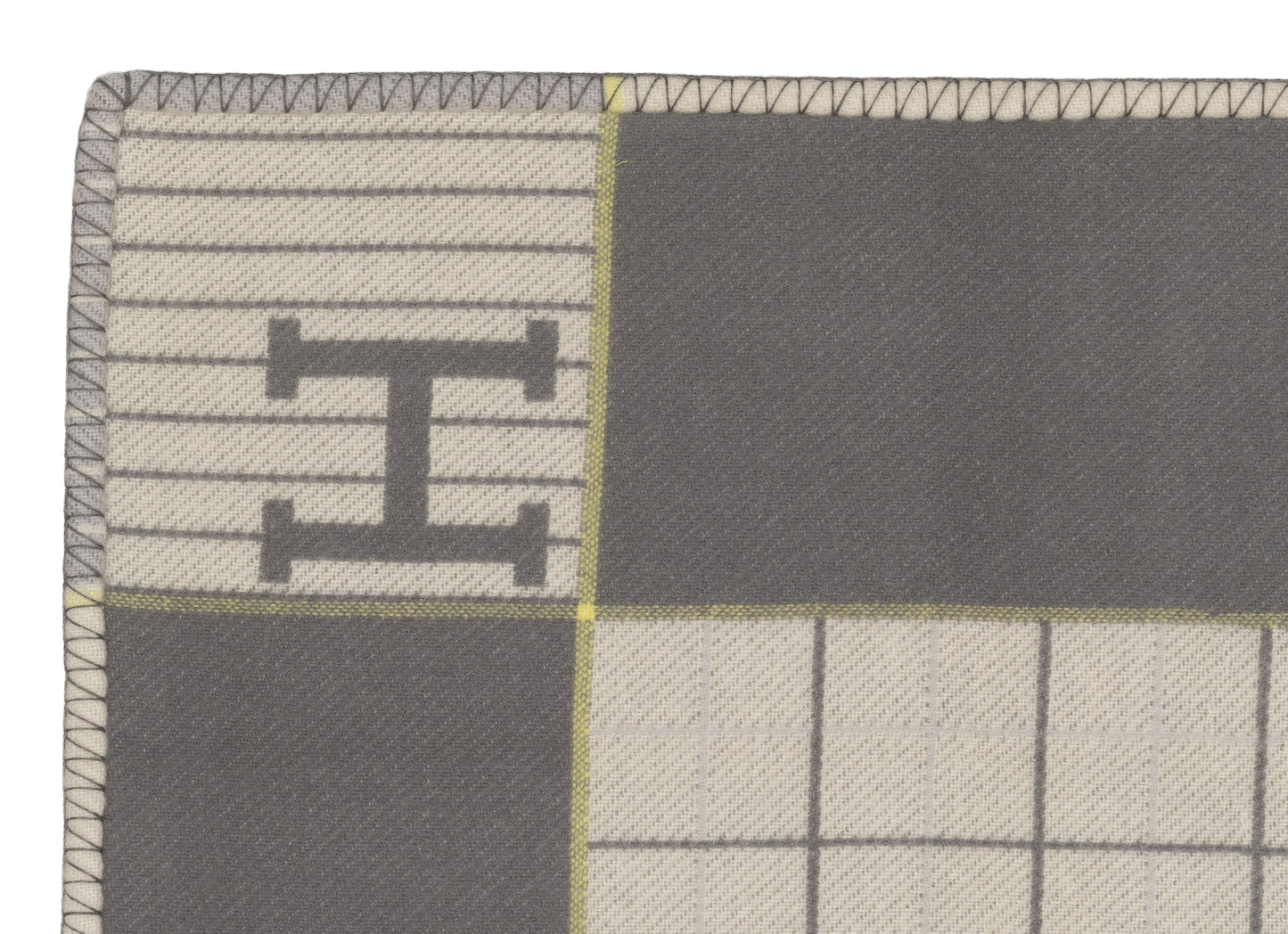 Hermes Plaid Avalon Cabriole Baby Blanket – 135x95cm - Gris Perle – New - 2606131752