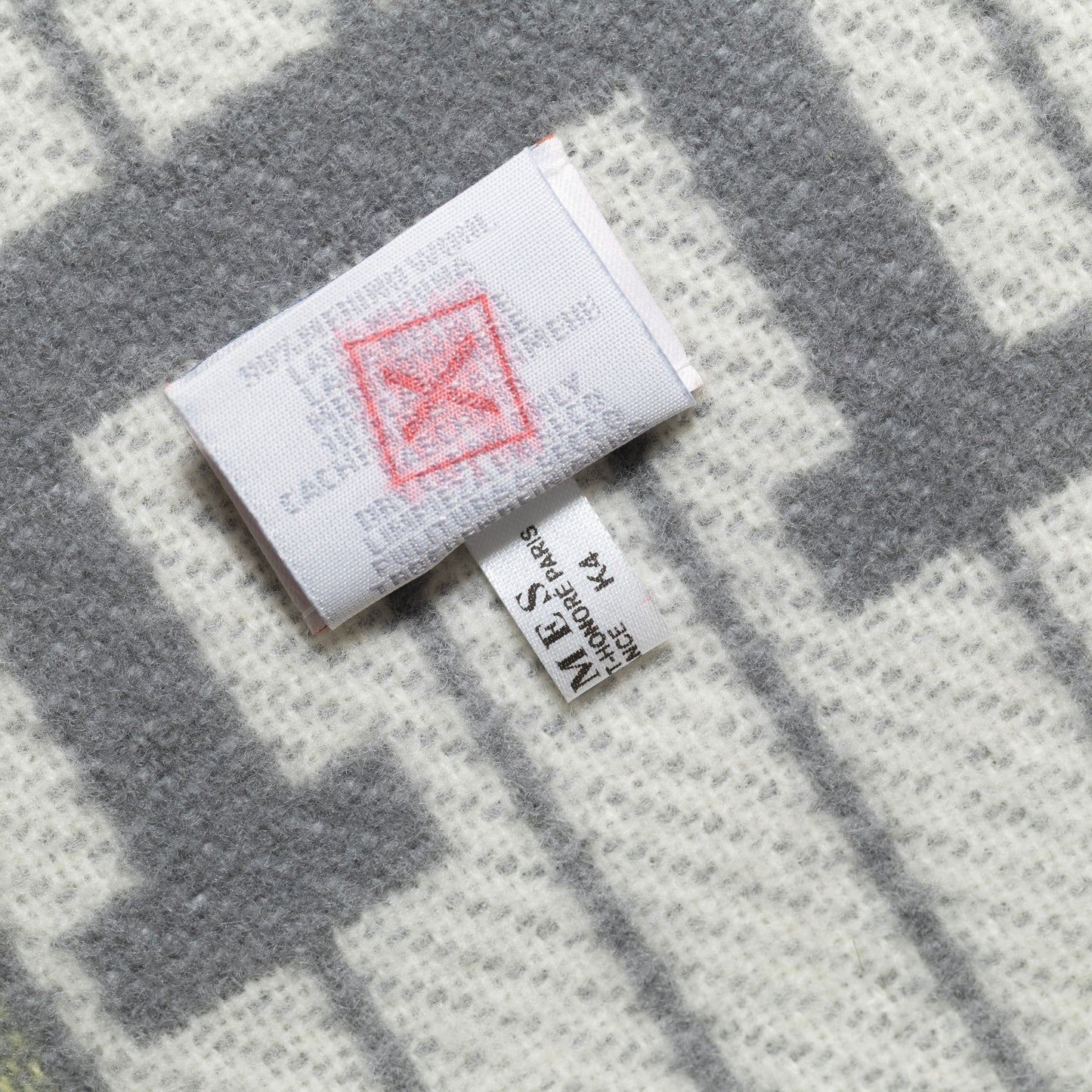 Hermes Plaid Avalon Cabriole Baby Blanket – 135x95cm - Gris Perle – New - 2606131752