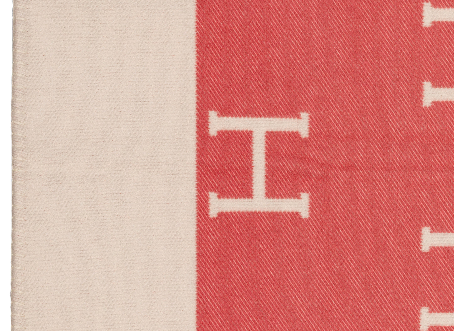 Hermes Plaid Avalon Baby Blanket – 135x95cm - Rose Airelles – NWCTS - 2604231648