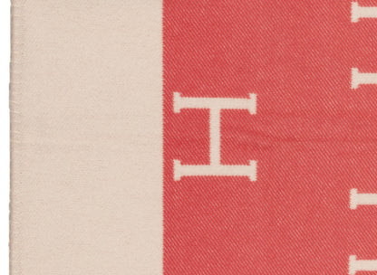 Hermes Plaid Avalon Baby Blanket – 135x95cm - Rose Airelles – NWCTS - 2604231648