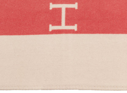 Hermes Plaid Avalon Baby Blanket – 135x95cm - Rose Airelles – NWCTS - 2604231648