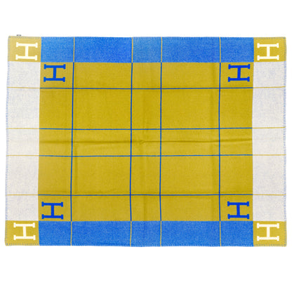 Plaid Throw Blanket - Avalon III - 135 x 170 cm - Marine Kaki- NWCT - 2601291030