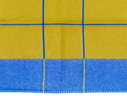 Plaid Throw Blanket - Avalon III - 135 x 170 cm - Marine Kaki- NWCT - 2601291030