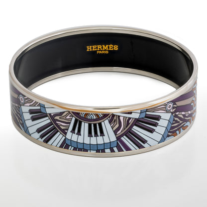 Hermes Bracelet Point D Orgue Bracelet - ESP - 65-17 - Dark Purple New