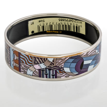 Hermes Bracelet Point D Orgue Bracelet - ESP - 65-17 - Dark Purple New