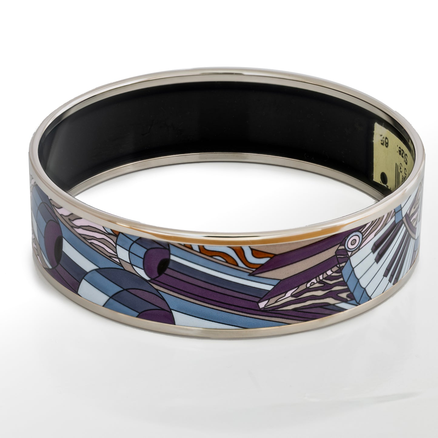 Hermes Bracelet Point D Orgue Bracelet - ESP - 65-17 - Dark Purple New