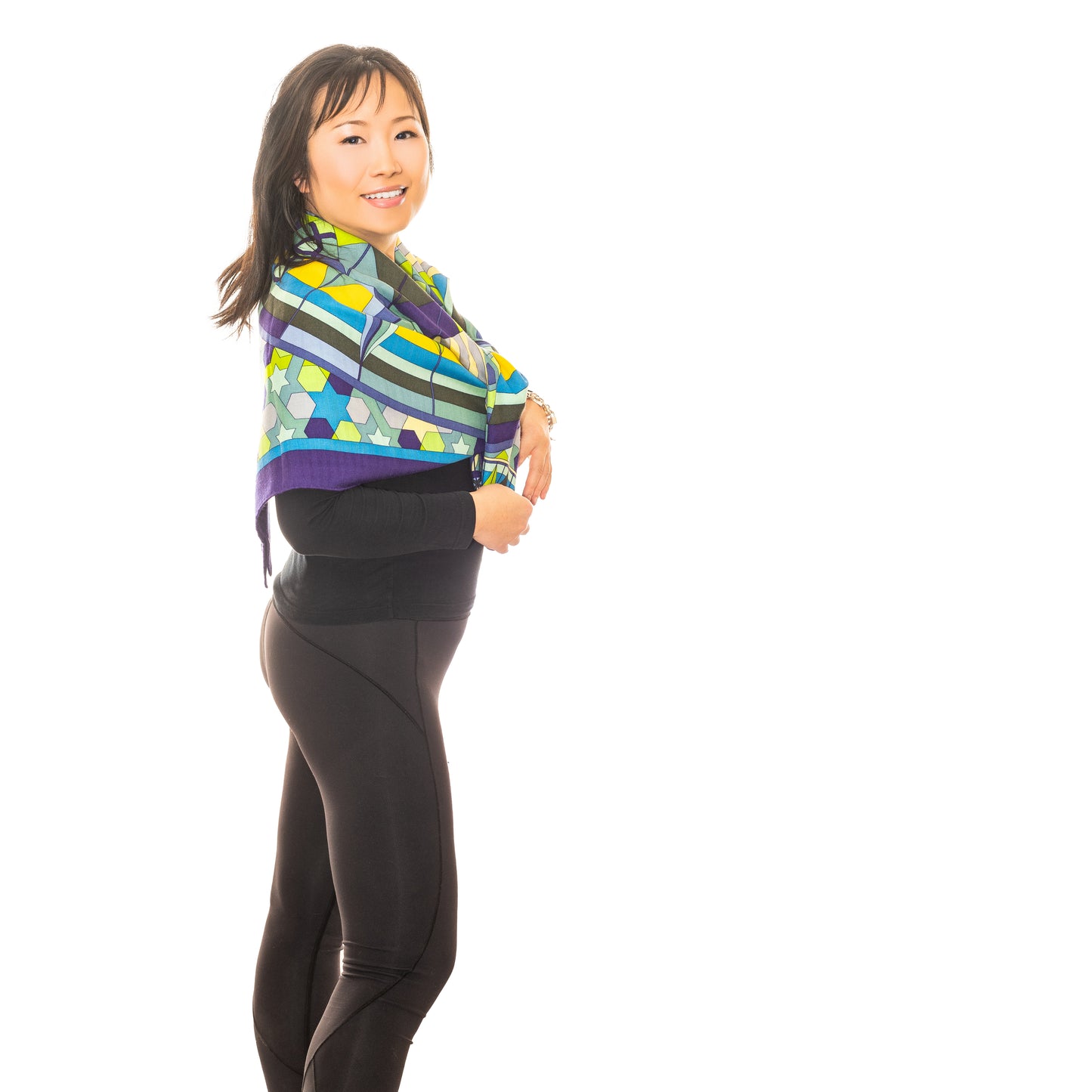 Hermes Rose de Compas - CS140 - Indigo Vert Jaune - NEW