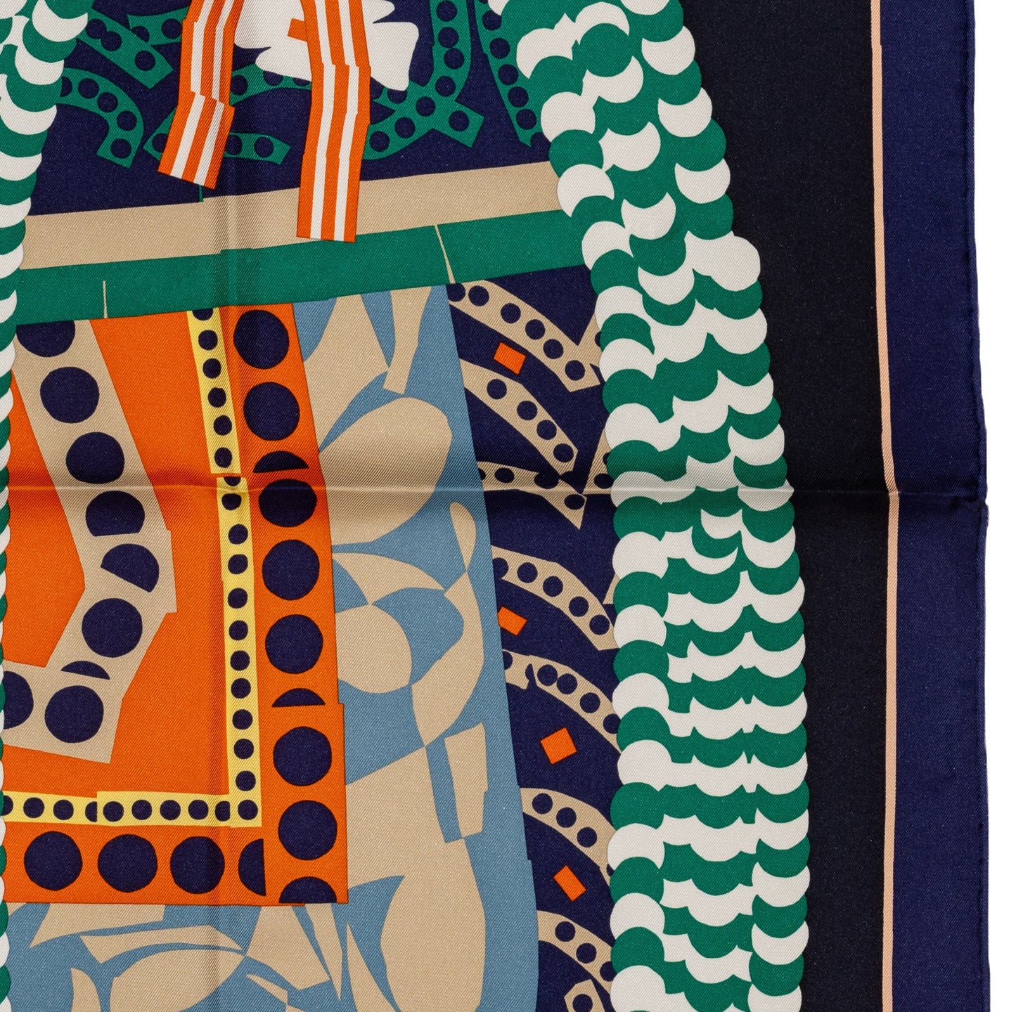 Silla de Gaucho - Marine Bleu Noir Orange - New - 2604231623