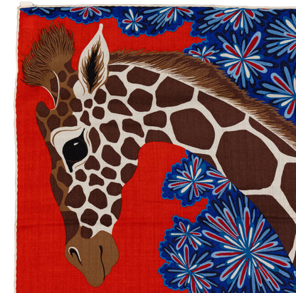 Hermès Shawl The Three Graces - CS140 - Rouge Bleu Marron - NWST - 2604131912