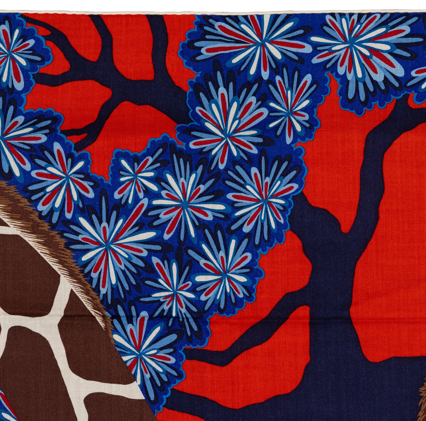 Hermès Shawl The Three Graces - CS140 - Rouge Bleu Marron - NWST - 2604131912