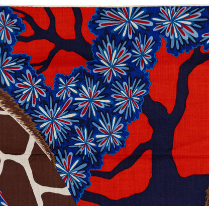 Hermès Shawl The Three Graces - CS140 - Rouge Bleu Marron - NWST - 2604131912