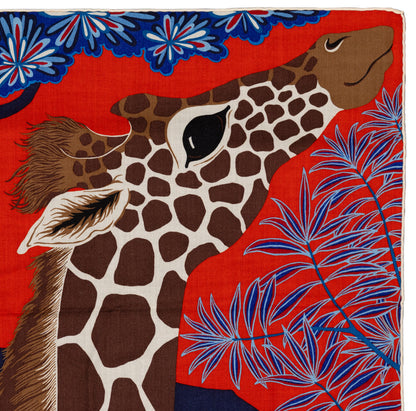 Hermès Shawl The Three Graces - CS140 - Rouge Bleu Marron - NWST - 2604131912
