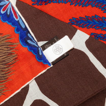 Hermès Shawl The Three Graces - CS140 - Rouge Bleu Marron - NWST - 2604131912
