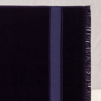 Hermes Towel Bath - Fringes - Black - 100% Cotton - 95x144cm - NWCTS - 2508211516