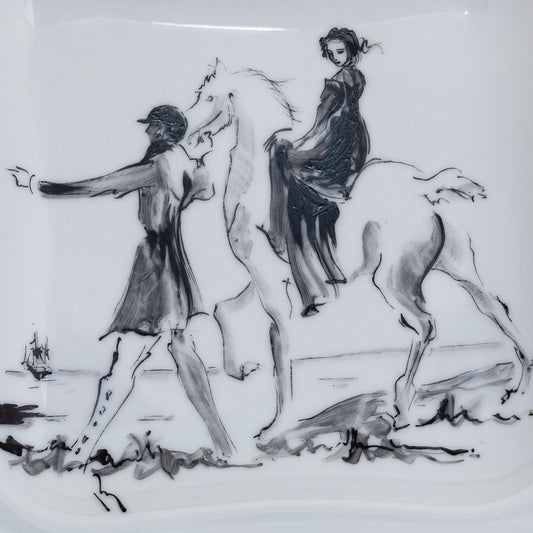 Hermes Vide Poche Promenade - Porcelain Extra Rare Limited Edition - 2412281533