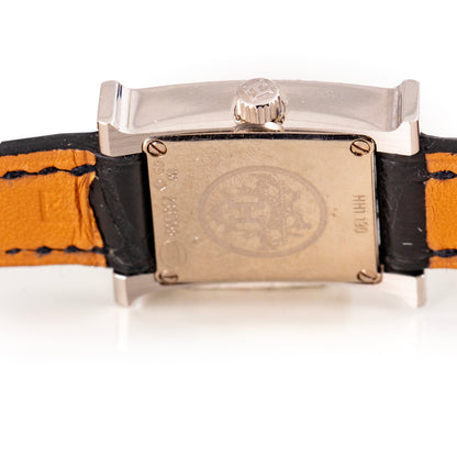 Hermes Watch Heure MINI Lady Gold 950 - Diamonds - Croco NWOTS - 2401141423