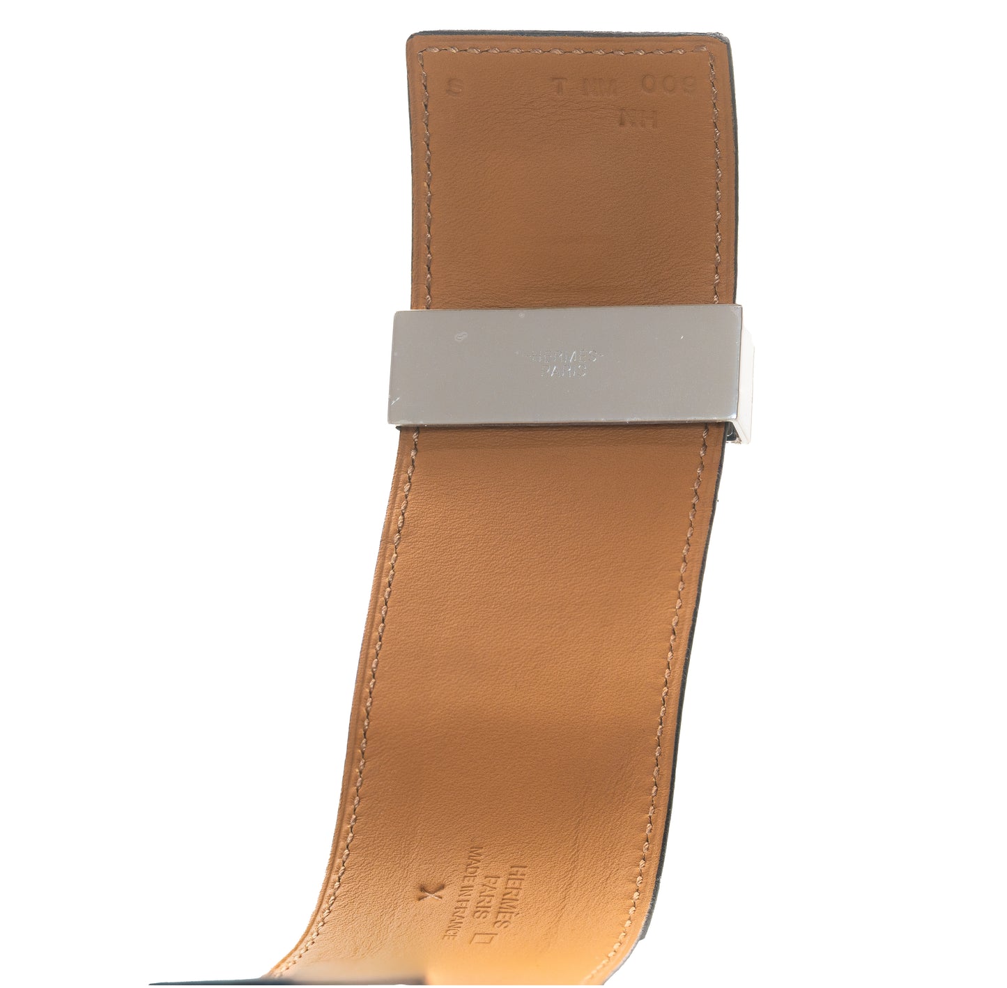 Hermes Collier de Chien 24 Médor Bracelet – Dark Green Crocodile Leather – Silver-Plated New