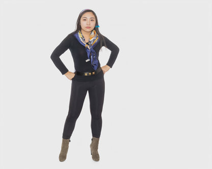 Hermes Silk Scarf Beauté Composée - Caban Orange Gris - New With Tag