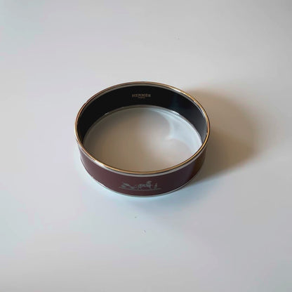 BRACELET - Caleche - ESP - Red Casaque Burgundy - 70-16mm NWOTS - 2312032229