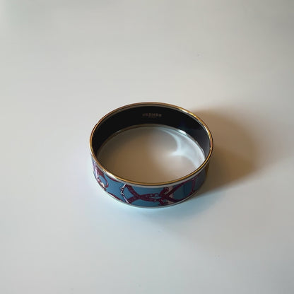 Hermes Bracelet Caval D Or Hermes - ESP - Blue pink - 65-19mm - New